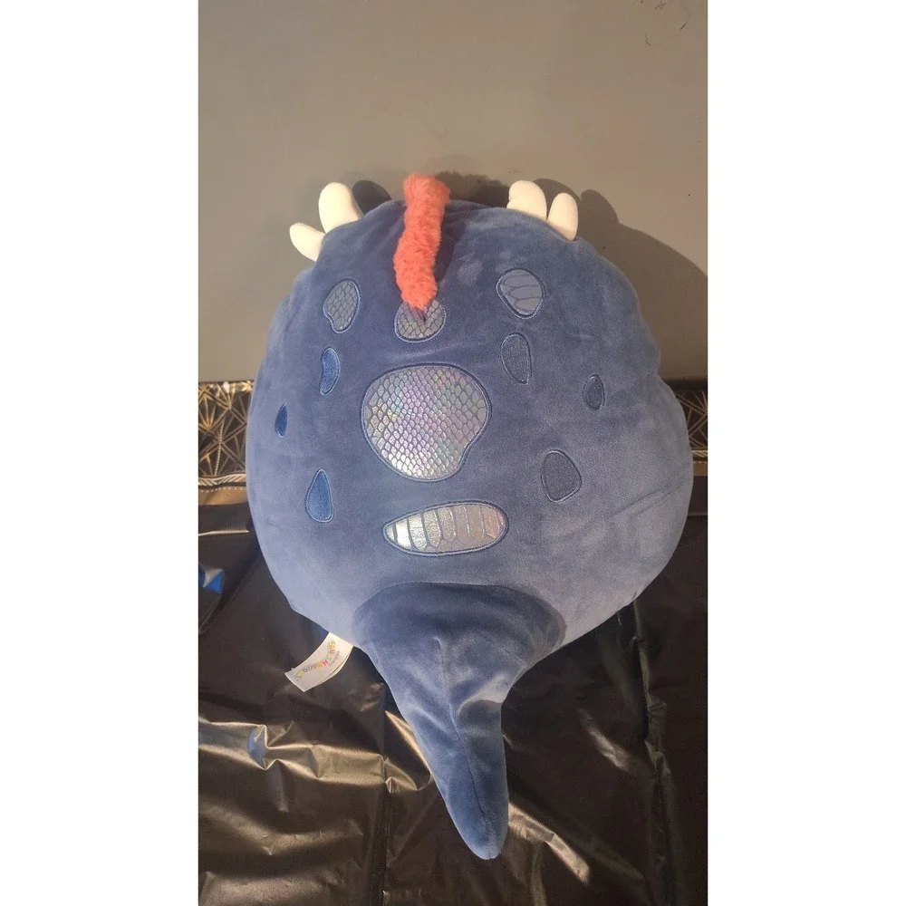 Squishmallows Cian the Basilisk Navy Blue Peach Belly 12 Inch Plush Mystery Squa